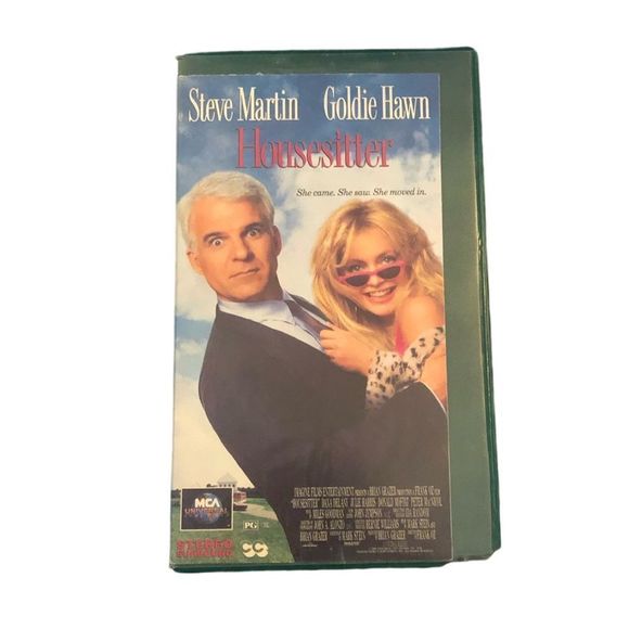 3‎ for $30 Housesitter VHS with Steve Martin and Goldie Hawn, Vintage, 19… - Picture 1 of 4